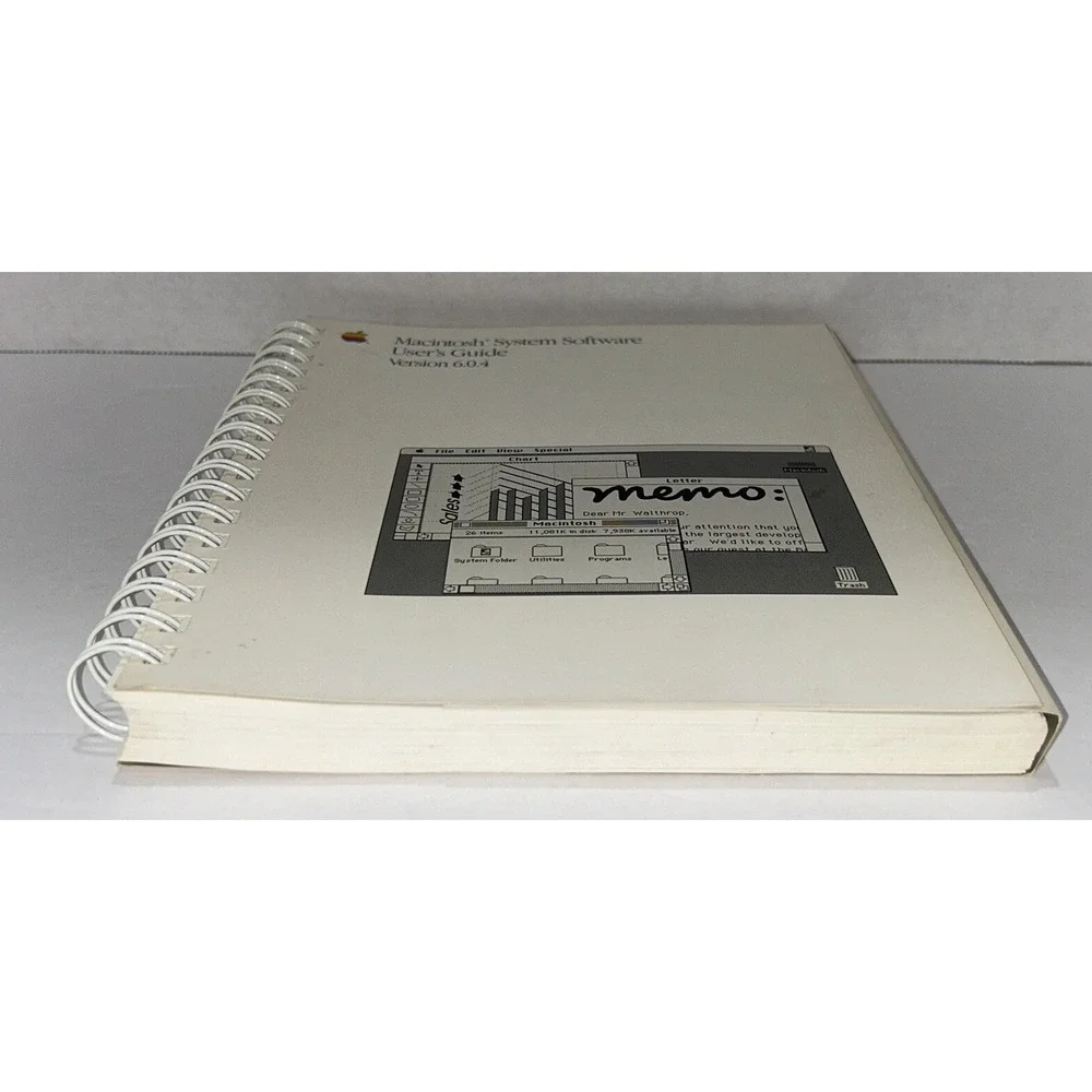 Macintosh System Software User's Guide‎ 1989 Version 6.0.4 Apple Vintage